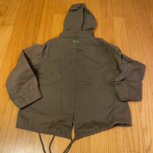 Roxy Green Cropped Utility Jacket - Picture 9 of 16